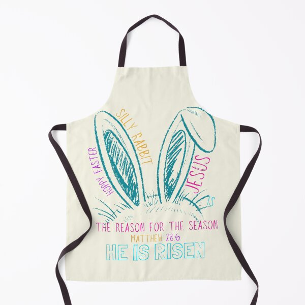 Item preview, Silly Rabbit, Hoppy Easter Bunny Ears, Jesus Is The Reason For The Season, He Is Risen, Matthew 286, Bright Colors designed and sold by Forevermore.