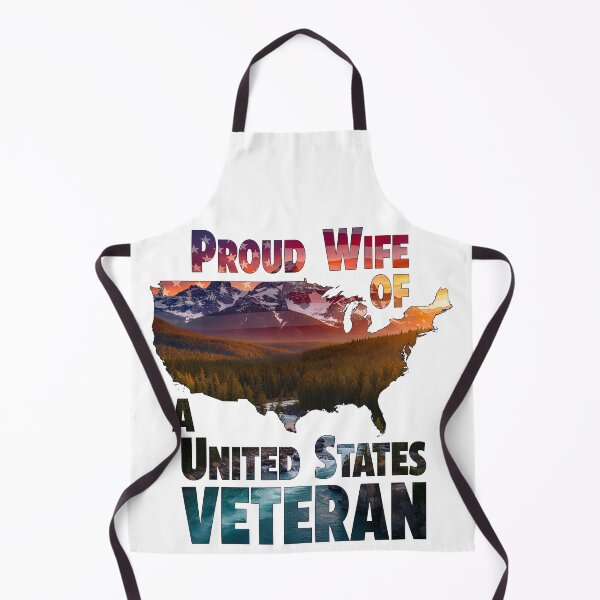 Item preview, Proud Wife of a United States Veteran - Scenic USA Map Graphic designed and sold by JamesLimborg.