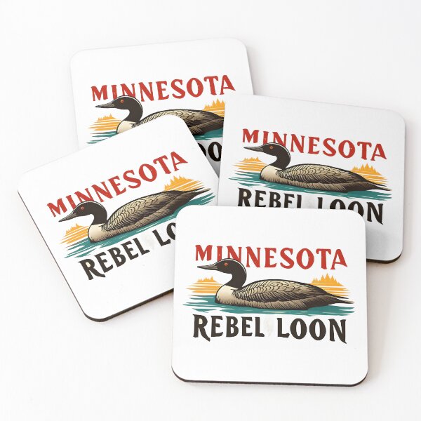 Item preview, anti ice minnesota rebel loon  designed and sold by Uglyandcute.