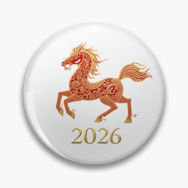 Item preview, 2026 Fire Horse Zodiac – Chinese New Year Lunar Astrology Power Horse designed and sold by Chippychips1.