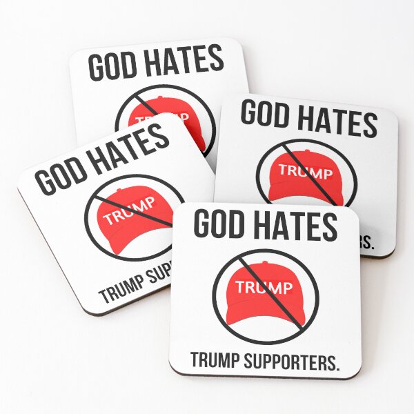 Item preview, God hates Trump supporters  designed and sold by Rachel the Artist .