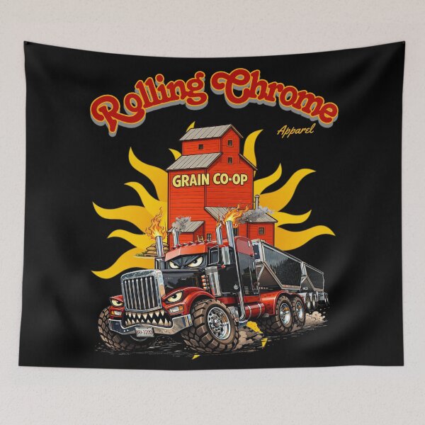 Item preview, Peterbilt Grain Hauler Cartoon designed and sold by rharrisphotos.