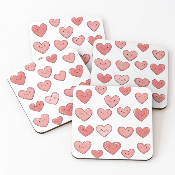 Item preview, Multiple Smiling Hearts Pattern. designed and sold by Giulivo Store Graphic.