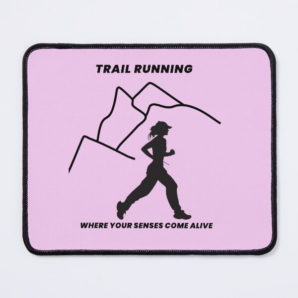 Item preview, Trail Running Where Your Senses Come Alive Woman designed and sold by Rockyctees.