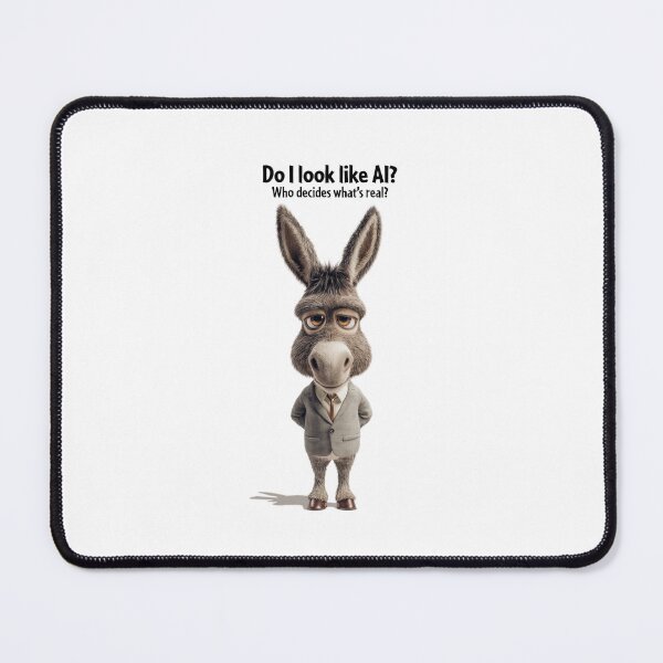 Item preview, Do I look like AI?- Humanoid unreal donkey designed and sold by davidartcorner.