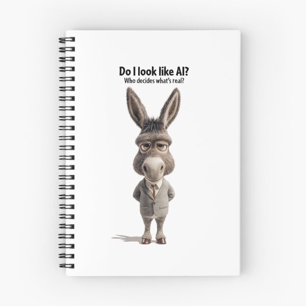 Item preview, Do I look like AI?- Humanoid unreal donkey designed and sold by davidartcorner.