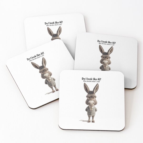 Item preview, Do I look like AI?- Humanoid unreal donkey designed and sold by davidartcorner.
