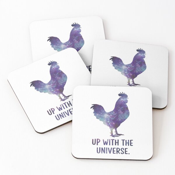 Item preview, Up With the Universe – Rooster Silhouette designed and sold by Larku.