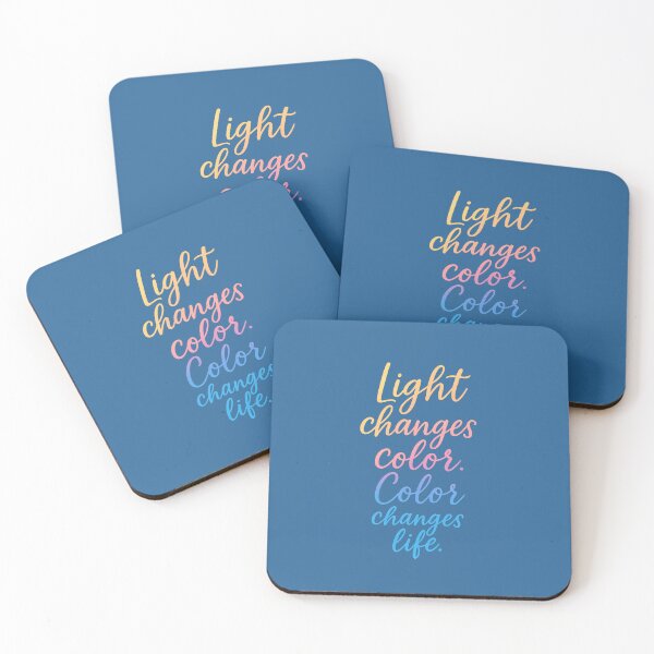 Item preview, Light Changes Color. Color Changes Life. – An Artist’s Reflection   designed and sold by Novel Works Studio.