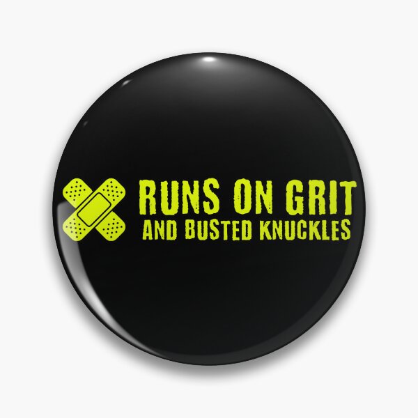 Item preview, Runs on Grit and Busted Knuckles designed and sold by Automotive Art by Greg.
