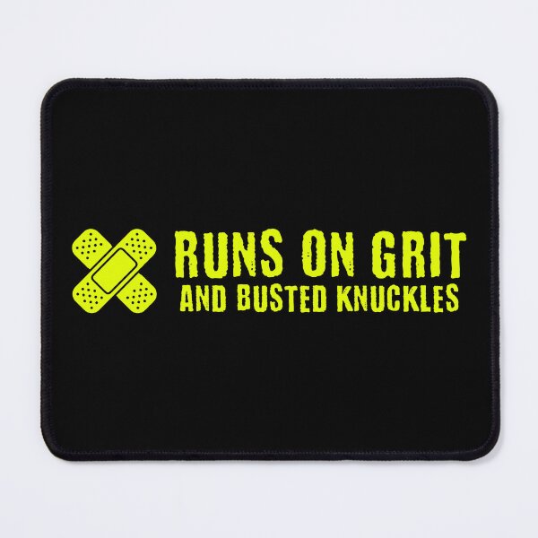 Item preview, Runs on Grit and Busted Knuckles designed and sold by Automotive Art by Greg.