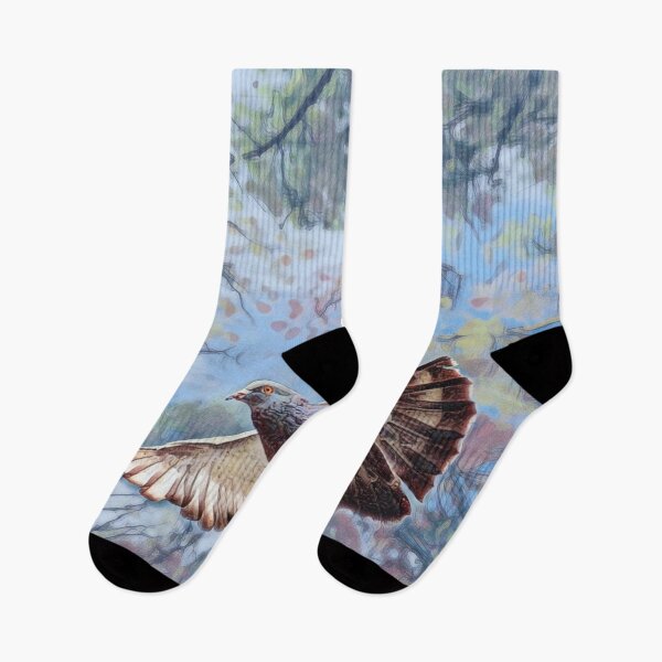 Item preview, Dove in Flight – Digital Oil Painting designed and sold by slikar.