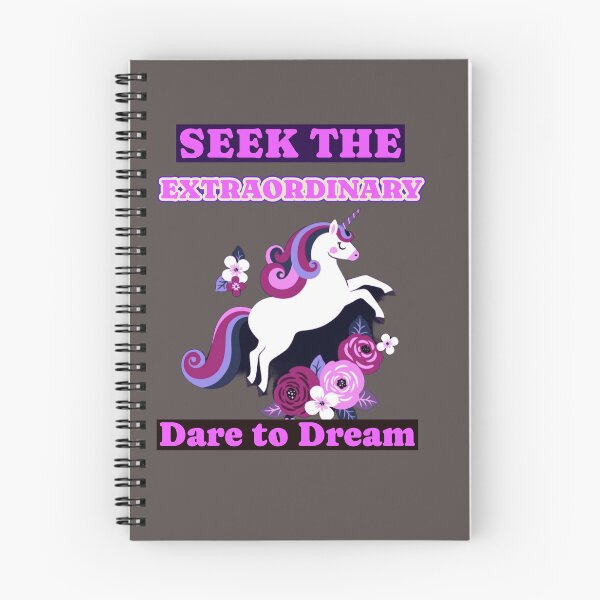 Item preview, Seek the Extraordinary Dare to Dream Unicorn designed and sold by Rockyctees.