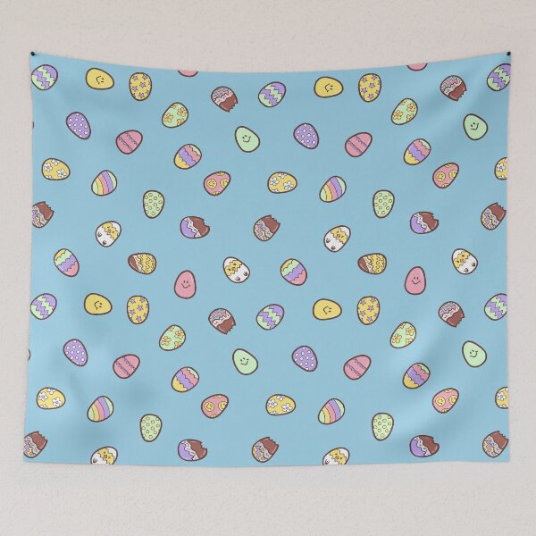 Item preview, Fun colourful Easter Eggs (Blue) designed and sold by HarunaMcDesigns.