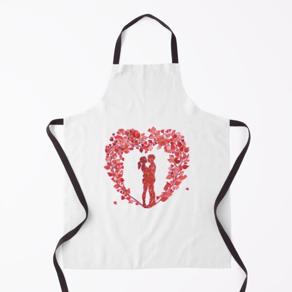 Item preview, Valentine's Day – Romantic Couple in Floral Heart designed and sold by MuninosShop.