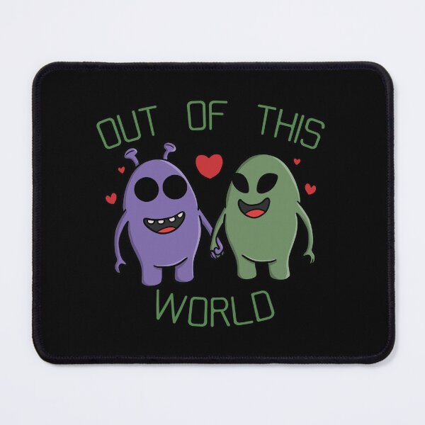 Item preview, Out of This World Alien Couple Holding Hands designed and sold by shopdiego.