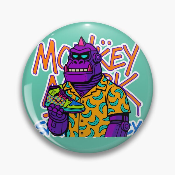 Item preview, MONKEY MARK – Robot Ape Sneaker Style designed and sold by DixTartare.