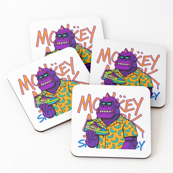 Item preview, MONKEY MARK – Robot Ape Sneaker Style designed and sold by DixTartare.