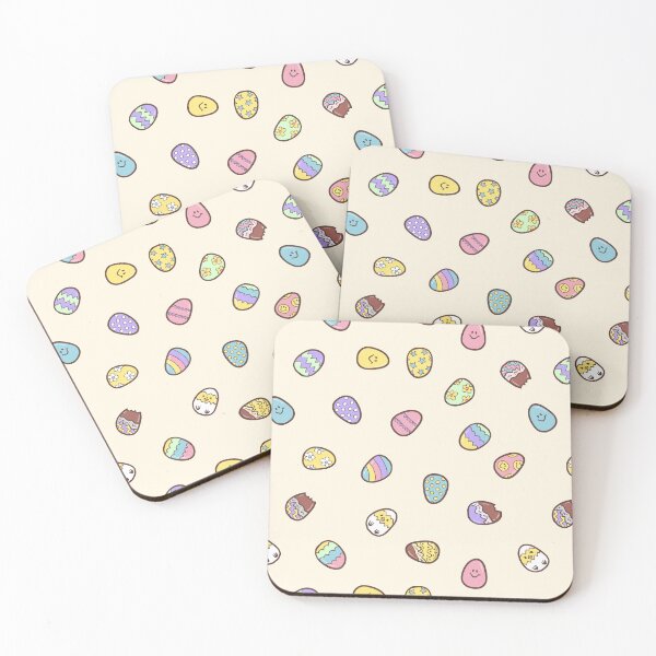 Item preview,  Fun colourful Easter Eggs (Cream) designed and sold by HarunaMcDesigns.