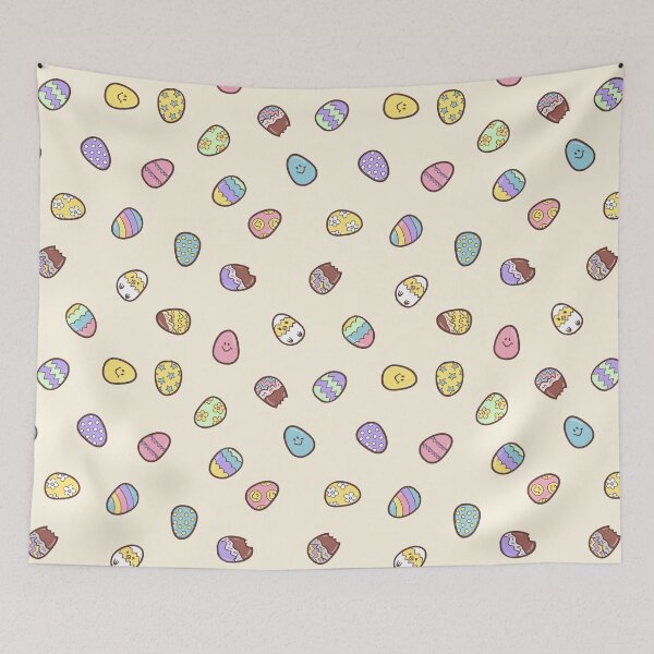 Item preview,  Fun colourful Easter Eggs (Cream) designed and sold by HarunaMcDesigns.
