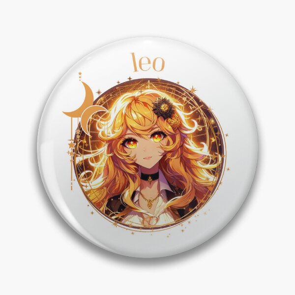 Item preview, Leo Zodiac Anime Queen – Fiery Lion Astrology Art designed and sold by ENYOATUA.