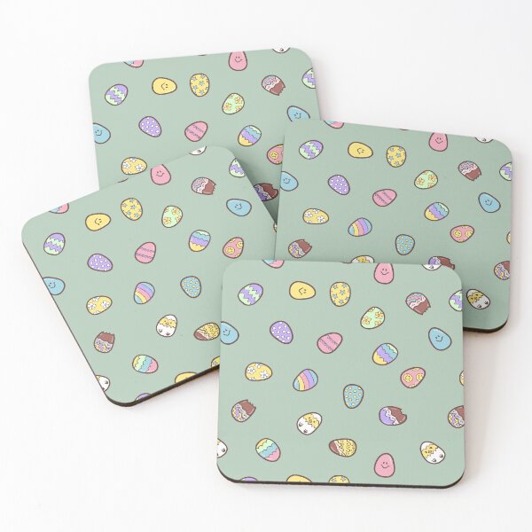 Item preview, Fun colourful Easter Eggs (Green) designed and sold by HarunaMcDesigns.
