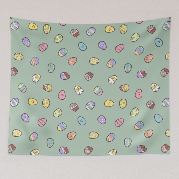 Item preview, Fun colourful Easter Eggs (Green) designed and sold by HarunaMcDesigns.