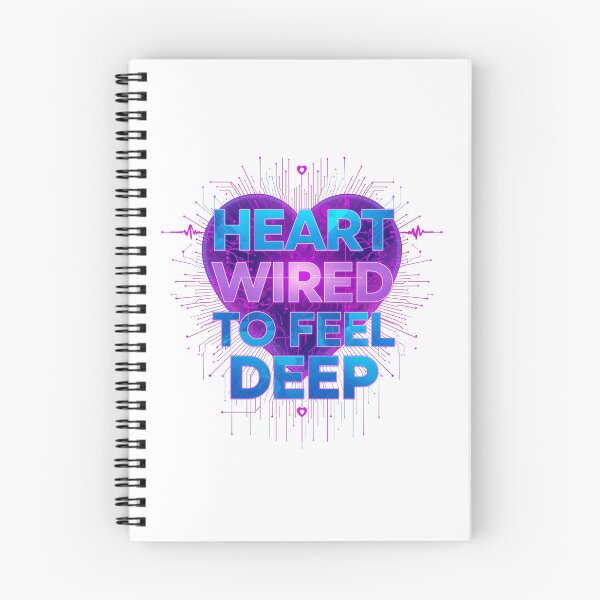 Item preview, Heart Wired To Feel Deep. Neon Tech Love Quote for Coders, Gamers and Nerd Couples designed and sold by Aarvya Fashion Club ( A.F.C ).