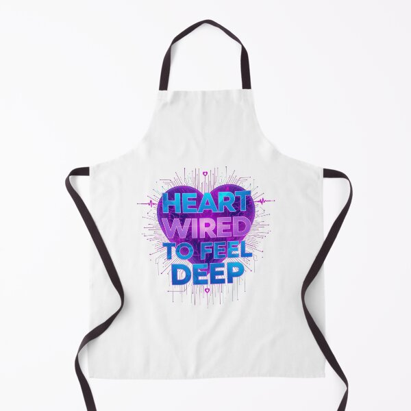 Item preview, Heart Wired To Feel Deep. Neon Tech Love Quote for Coders, Gamers and Nerd Couples designed and sold by Aarvya Fashion Club ( A.F.C ).