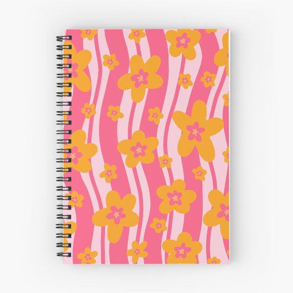 Item preview, Pink & Orange Lines & Flowers designed and sold by she who creates.