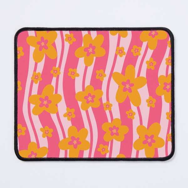 Item preview, Pink & Orange Lines & Flowers designed and sold by she who creates.