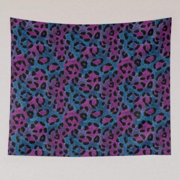 Item preview, Colorful Leopard Textile  - Animal Print Illustration  - Anniversary Gifts For Dad designed and sold by RoyalStarsPatts.