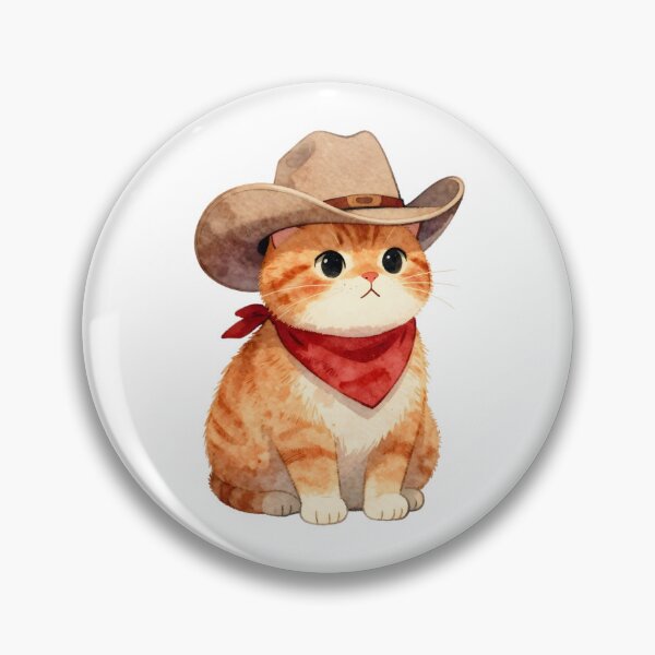 Item preview, Ginger Cat Cowboy designed and sold by chillaxcats.