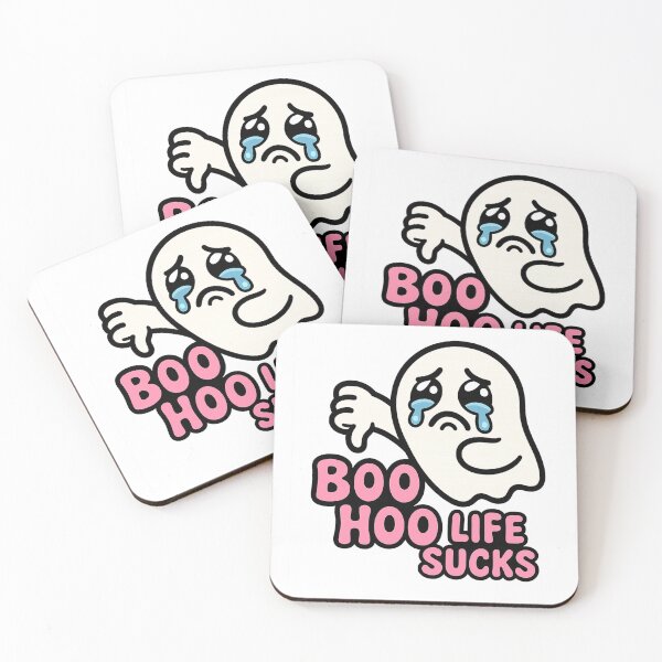 Item preview, Boo Hoo Ghost Negative Meme designed and sold by TwillTees.