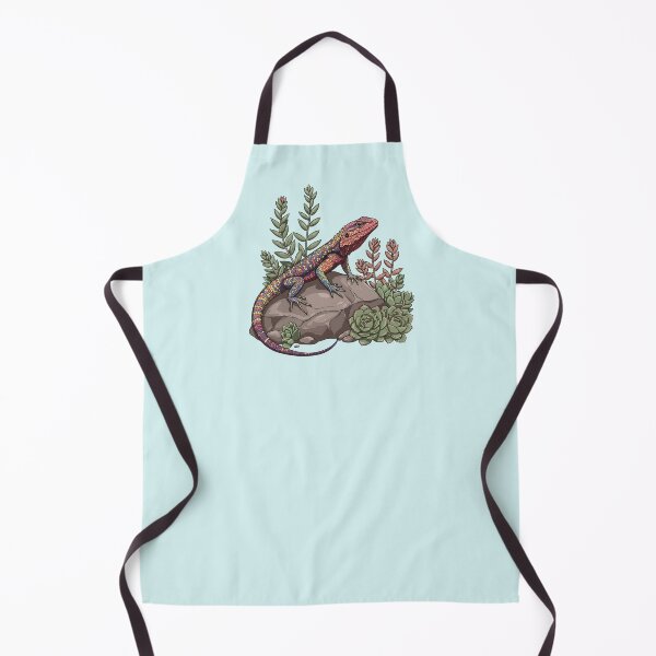Item preview, Ocellated Lizard Among Succulents and Stone designed and sold by BirdsnStuff.