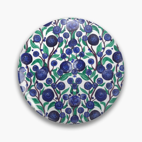 Item preview, Blueberries - Repeat Pattern designed and sold by My Little Art Bubble.