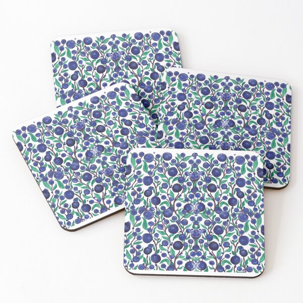 Item preview, Blueberries - Repeat Pattern designed and sold by My Little Art Bubble.