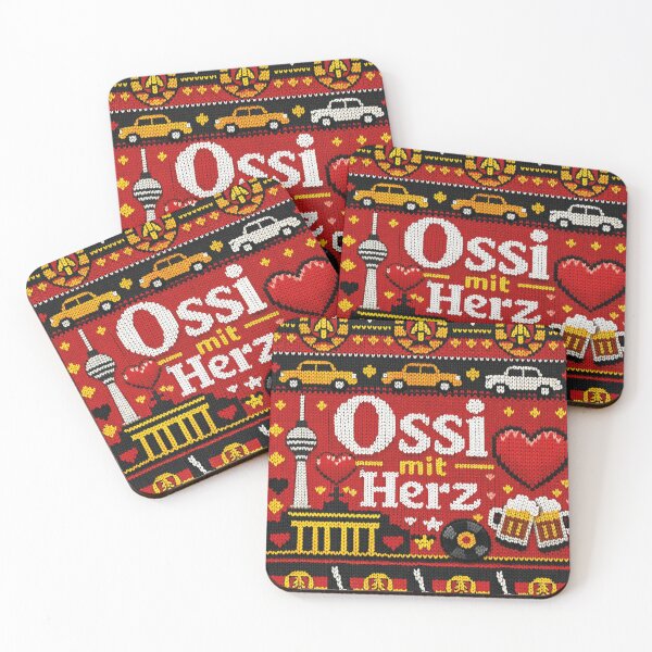 Item preview, East German with a heart Berlin nostalgia knitwear design designed and sold by Mauswohn.