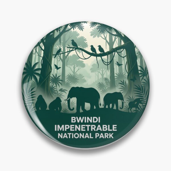 Item preview, Bwindi Impenetrable National Park Fernshadow Basin Path designed and sold by Simsimah26Parks.