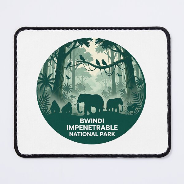 Item preview, Bwindi Impenetrable National Park Fernshadow Basin Path designed and sold by Simsimah26Parks.
