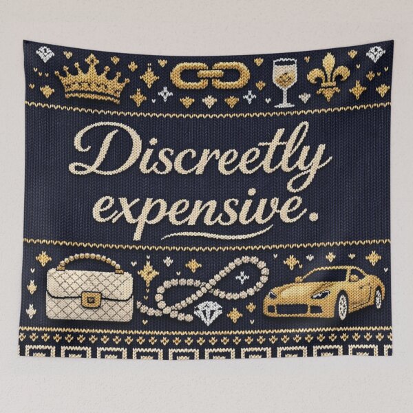 Item preview, Discreetly Expensive Understatement Luxury Knit Design designed and sold by Mauswohn.