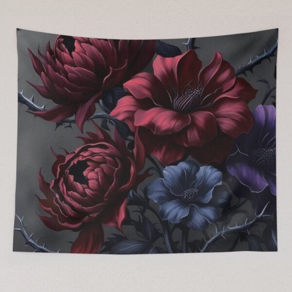 Item preview, Dark Elegance: The Rise of Floral Patterns in Fashion designed and sold by Chippychips1.