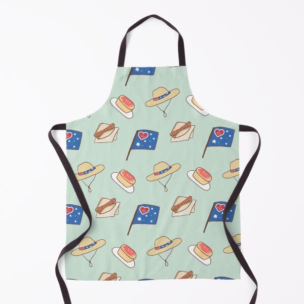 Item preview, Kawaii Aussie Summer - Icons of Australia (Sage) designed and sold by HarunaMcDesigns.