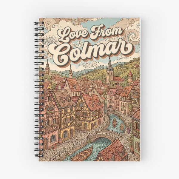 Item preview, Love From Colmar City of France Vintage Art designed and sold by Witty Shirts.