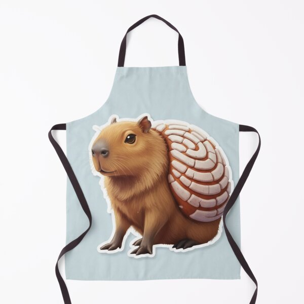 Item preview, Capybara Concha - Mexican Sweet Bread Anime Sticker designed and sold by FRADEX STORE.