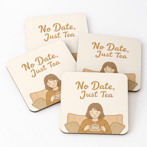 Item preview, No Date Just Tea  designed and sold by Glow&Vibe.