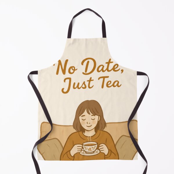 Item preview, No Date Just Tea designed and sold by Glow&Vibe.