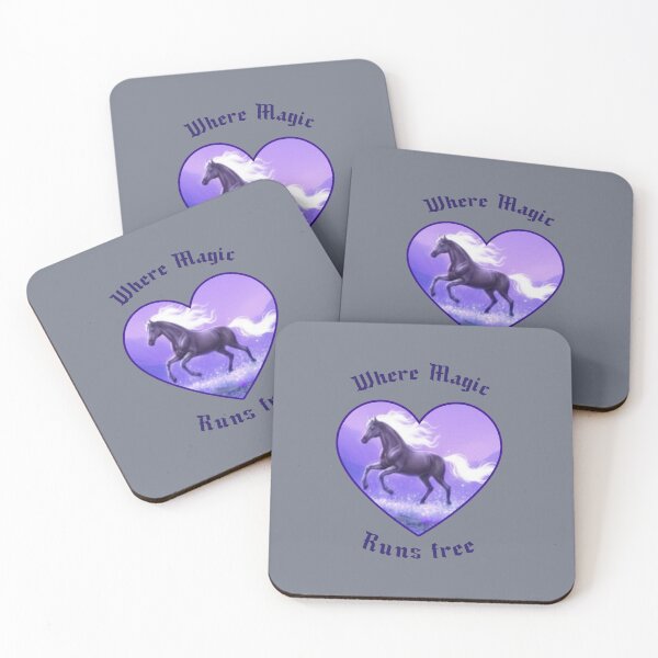 Item preview, Where magic runs free fantasy horse designed and sold by Rockyctees.