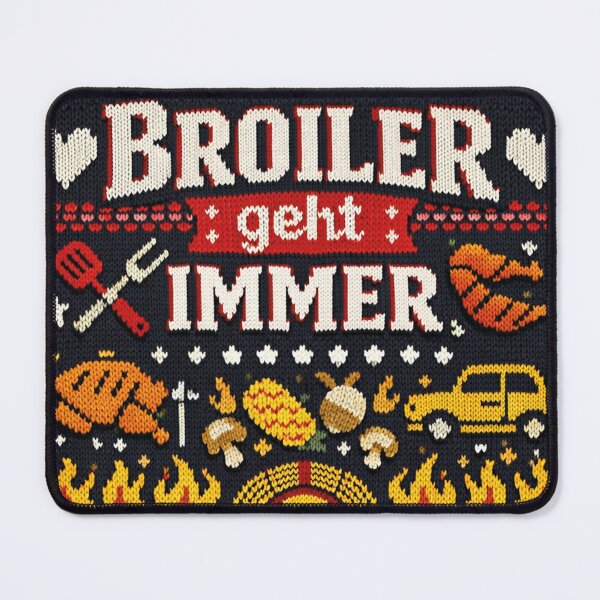 Item preview, Broiler is always a good idea, nostalgia for East German knitting designs designed and sold by Mauswohn.
