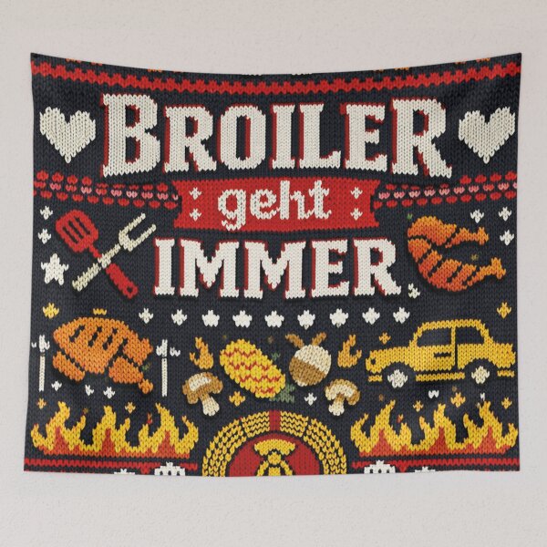 Item preview, Broiler is always a good idea, nostalgia for East German knitting designs designed and sold by Mauswohn.